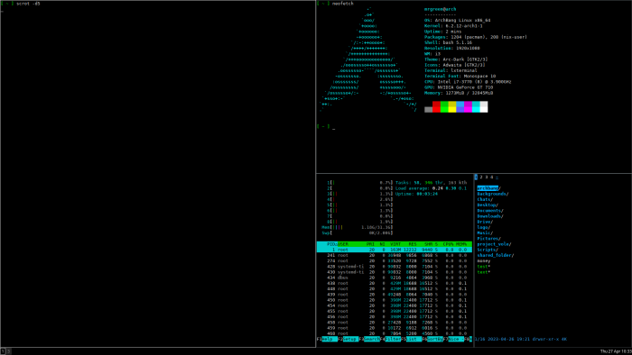 Adding dynamic tilting to i3 – ArchBang Linux